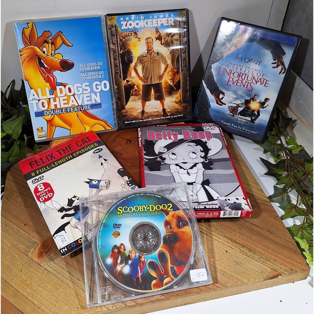Lot / 33 wholesome for Children DVD's (1 VHS) Some vintage (from 50's TV shows)